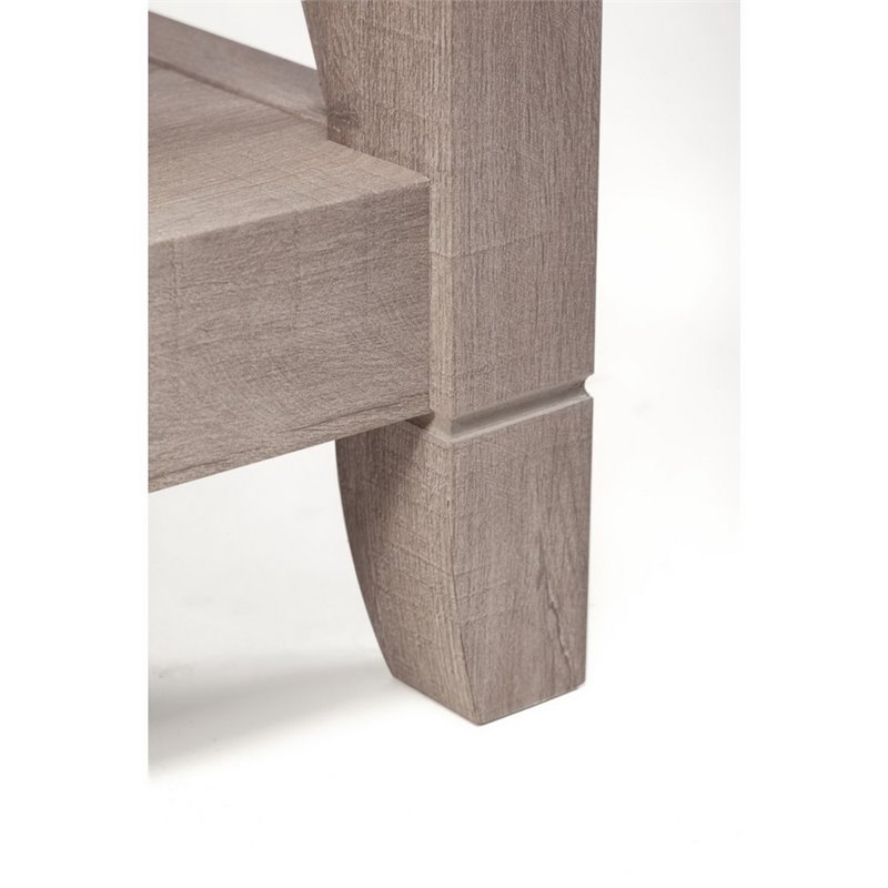 Scranton & Co 5 Shelf Bookcase in Washed Gray 