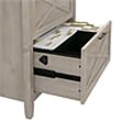 Scranton & Co 2 Drawers Contemporary Wood Lateral File Cabinet in Gray