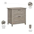 Scranton & Co 2 Drawers Contemporary Wood Lateral File Cabinet in Gray