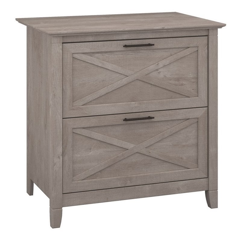 Scranton & Co Lateral File Cabinet in Washed Gray