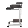 Scranton & Co Wood Top Computer Work Station in Graphite