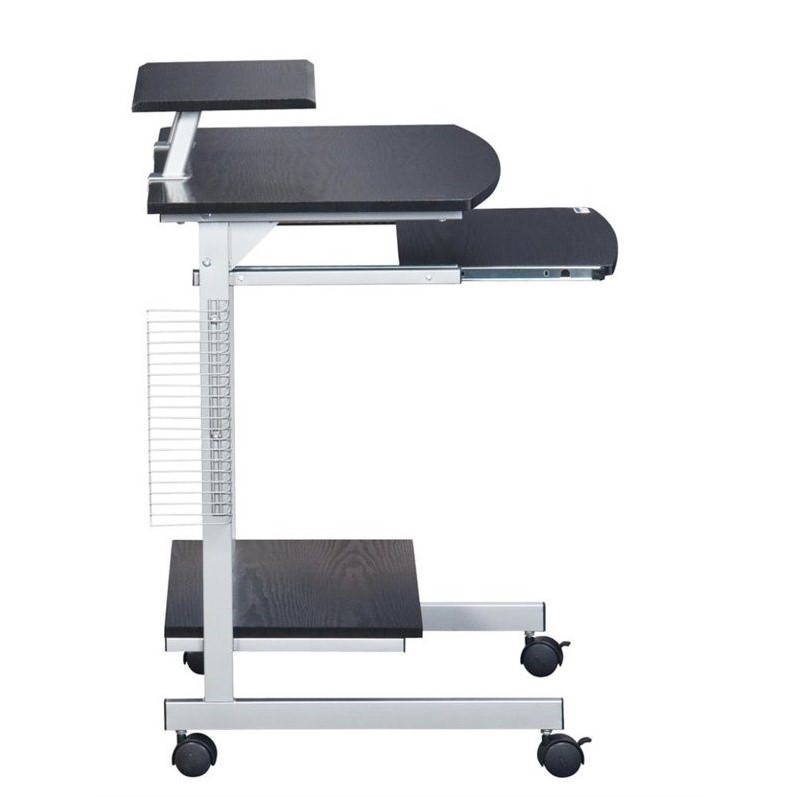 Scranton & Co Wood Top Computer Work Station in Graphite