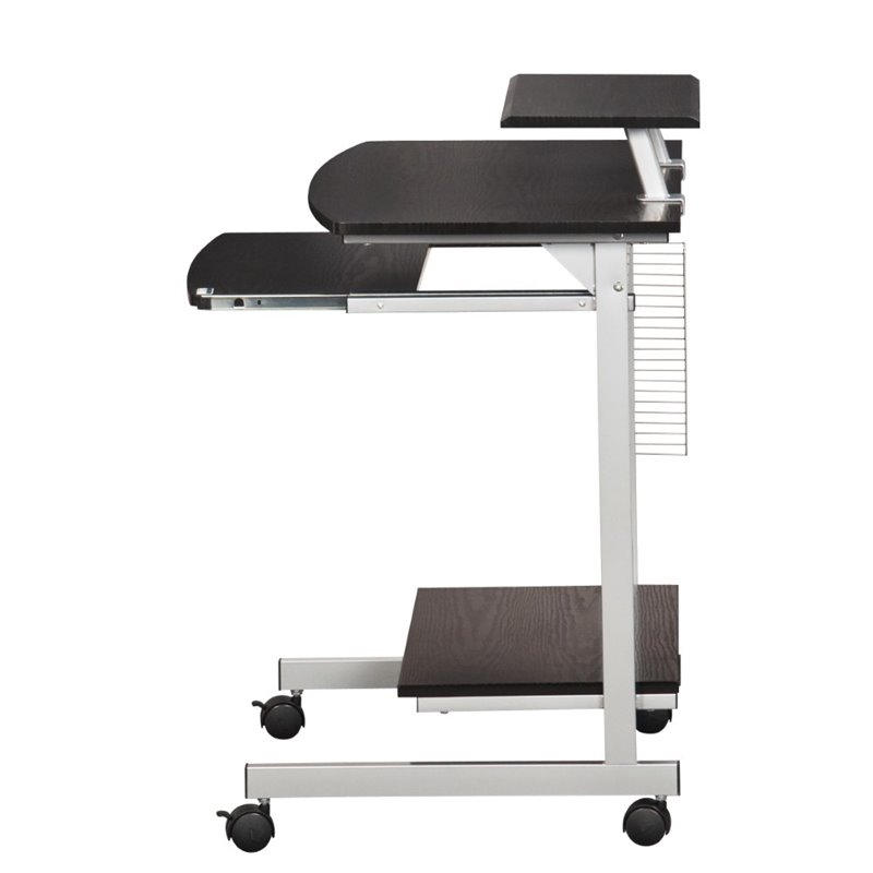 Scranton & Co Wood Top Computer Work Station in Espresso