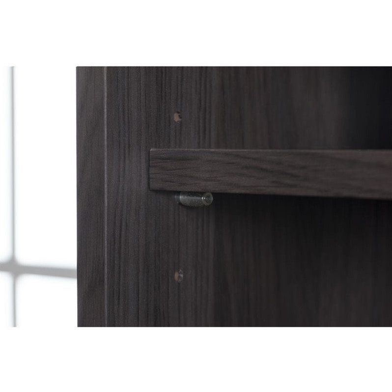 Scranton & Co 5 Shelf Bookcase in Heather Gray