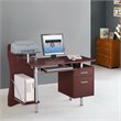 Scranton & Co MDF Chocolate Computer Desk Rectangular 51.25