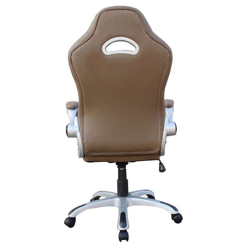 Scranton & Co Sport Race Executive Office Chair in Camel