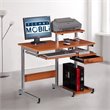 Scranton & Co Wood Computer Desk in Wood Grain