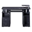 Scranton & Co Modern MDF Wood Home Office Computer Desk in Espresso