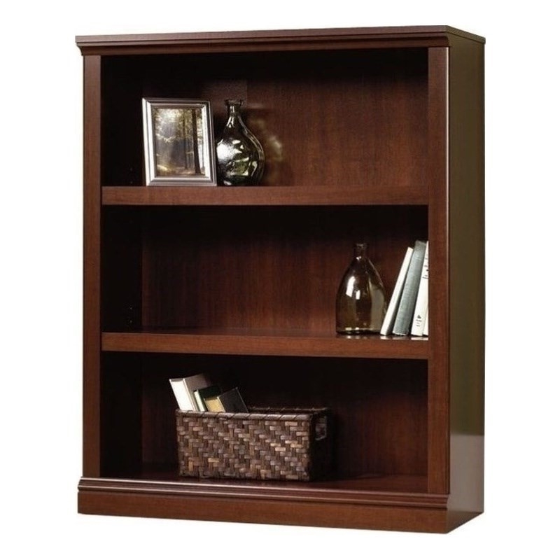 Scranton & Traditional Engineered Wood Co 3 Shelf Bookcase in Select Cherry