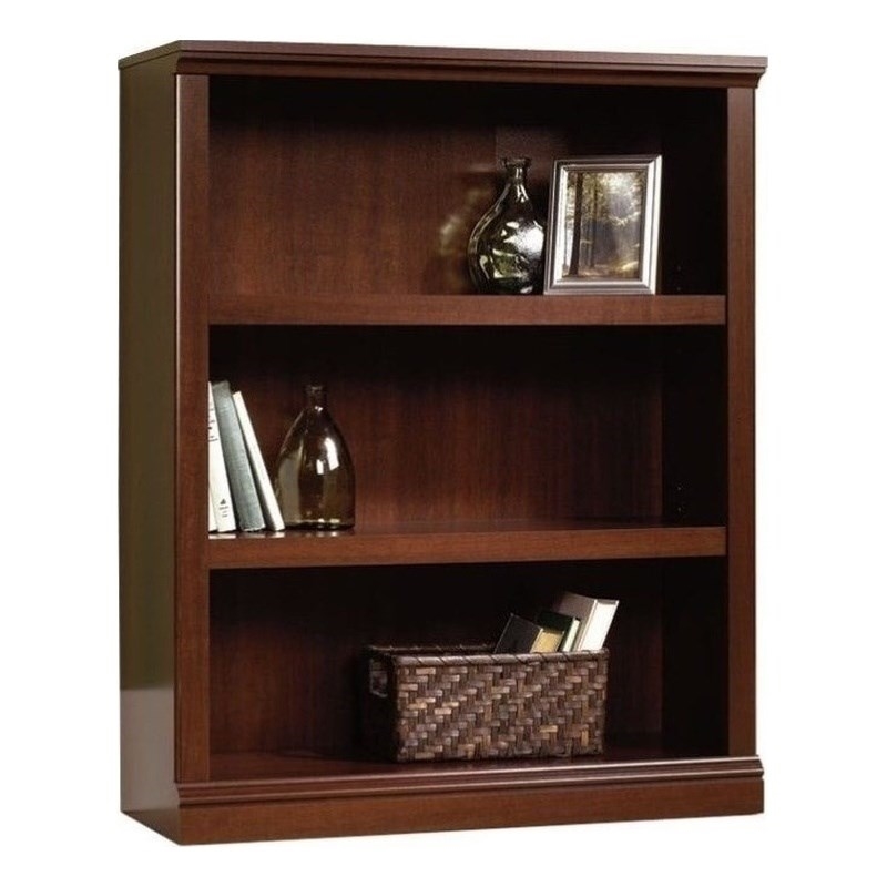 Scranton & Traditional Engineered Wood Co 3 Shelf Bookcase in Select Cherry