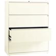 Scranton & Co Metal Off White Filing Cabinet Rectangular 42