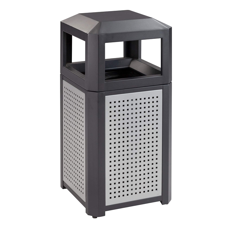 Scranton & Co 15 Gallon Steel Waste Receptacle