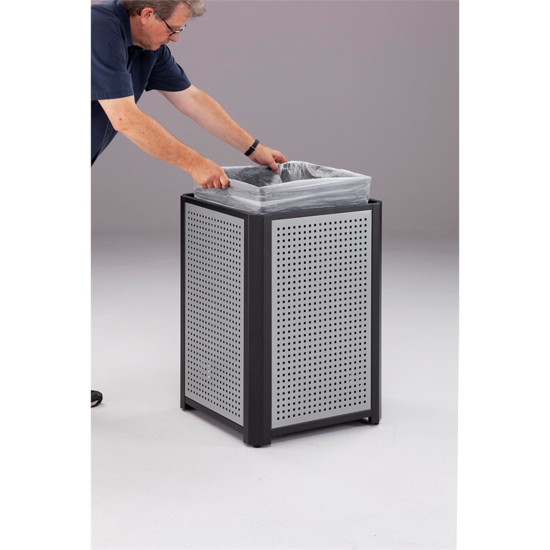 Scranton & Co 15 Gallon Steel Waste Receptacle