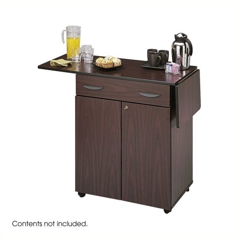 Scranton & Co Hospitality Service Cart in Mahogany
