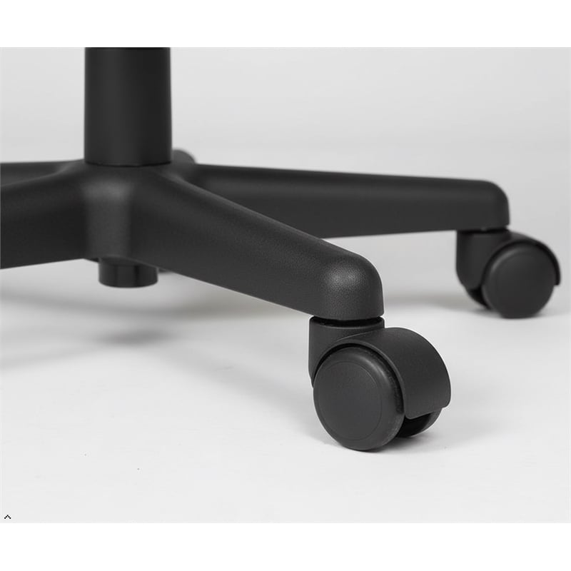 Scranton & Co Contemporary Office Chair with Adjustable Arms in Black