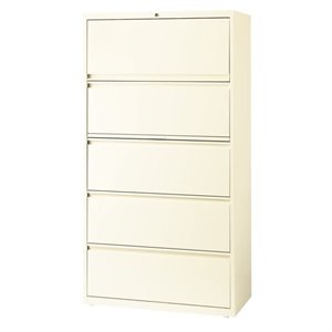 scranton & co 5 drawer lateral file cabinet  in cloud
