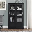 Scranton & Co 4 Shelf Bookcase in Black
