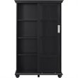 Scranton & Co 4 Shelf Bookcase in Black