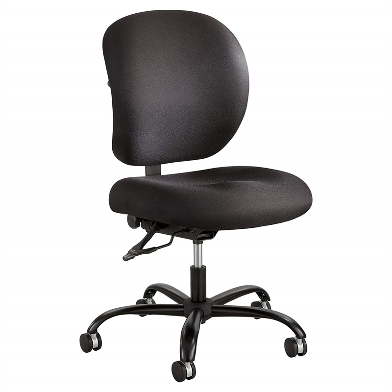 Scranton & Co Armless Task Office Chair in Black