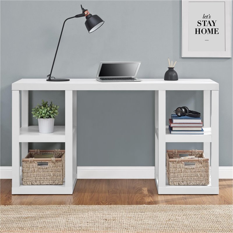 Scranton & Co Deluxe Writing Desk in White