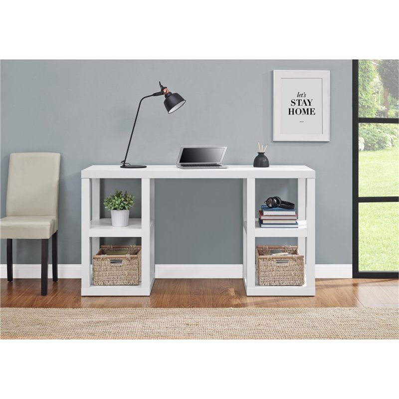 Scranton & Co Deluxe Writing Desk in White