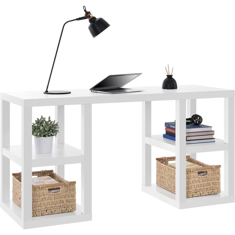 Scranton & Co Deluxe Writing Desk in White