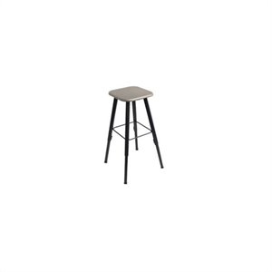 scranton & co adjustable height stool with beige seat