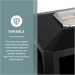 Scranton & Co 15 Gallon Steel Ash Waste Receptacle