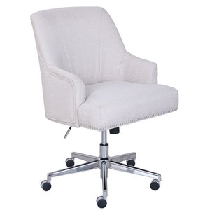 scranton & co home office chair in stoneware beige