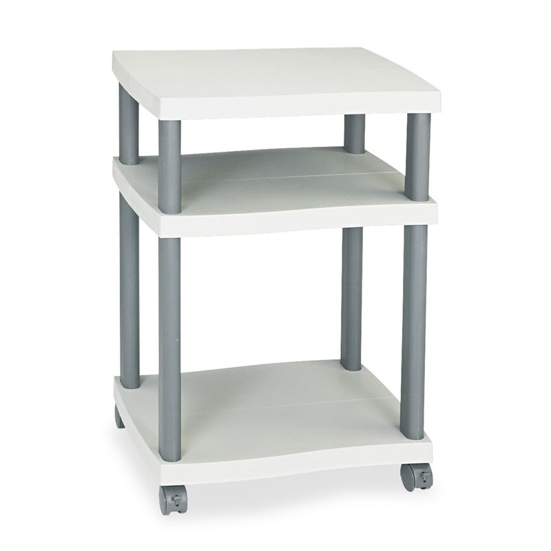 Scranton & Co Deskside Printer Stand in Gray