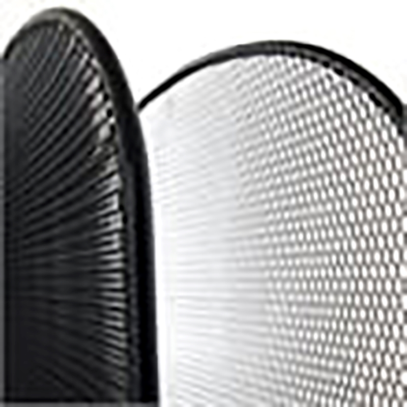 Scranton & Co Metal Mesh Desk Organizer with 8 Upright Sections in Black
