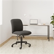 Scranton & Co Big and Tall Mid Back Task Office Chair in Black