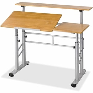 Scranton & Co Height Adjustable Split Level Drafting Table