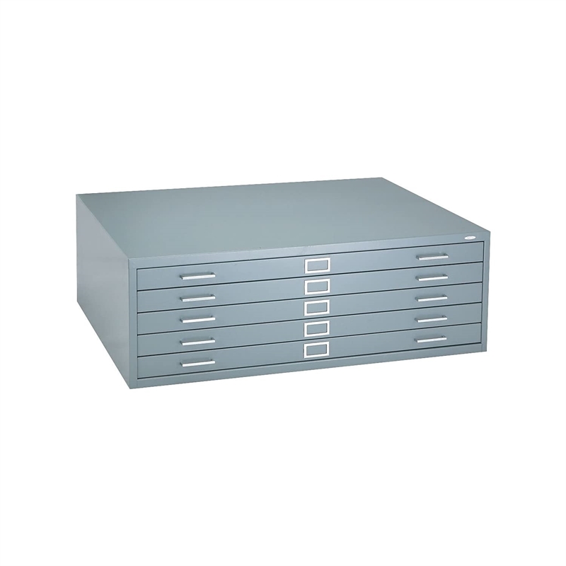 Scranton & Co 5 Drawer Flat Files Metal Cabinet for 30