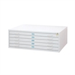 Scranton & Co 5 Drawer Metal Flat Files Cabinet for 30