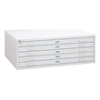 Scranton & Co 5 Drawer Metal Flat Files Cabinet for 30