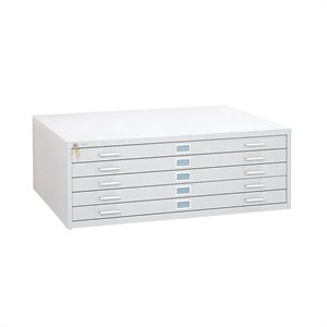 scranton & co 5 drawer flat files metal cabinet for 36