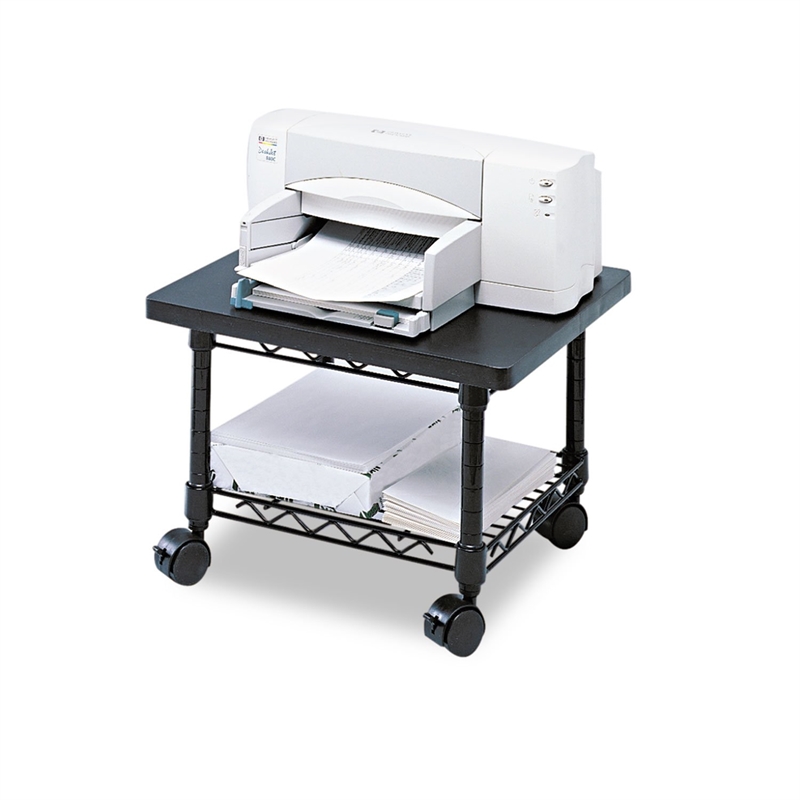 Scranton & Co Under-Desk Printer/Fax Stand in Gray