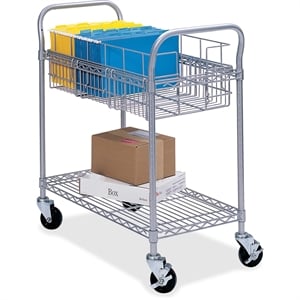 Scranton & Co 24&quotW Wire File Cart