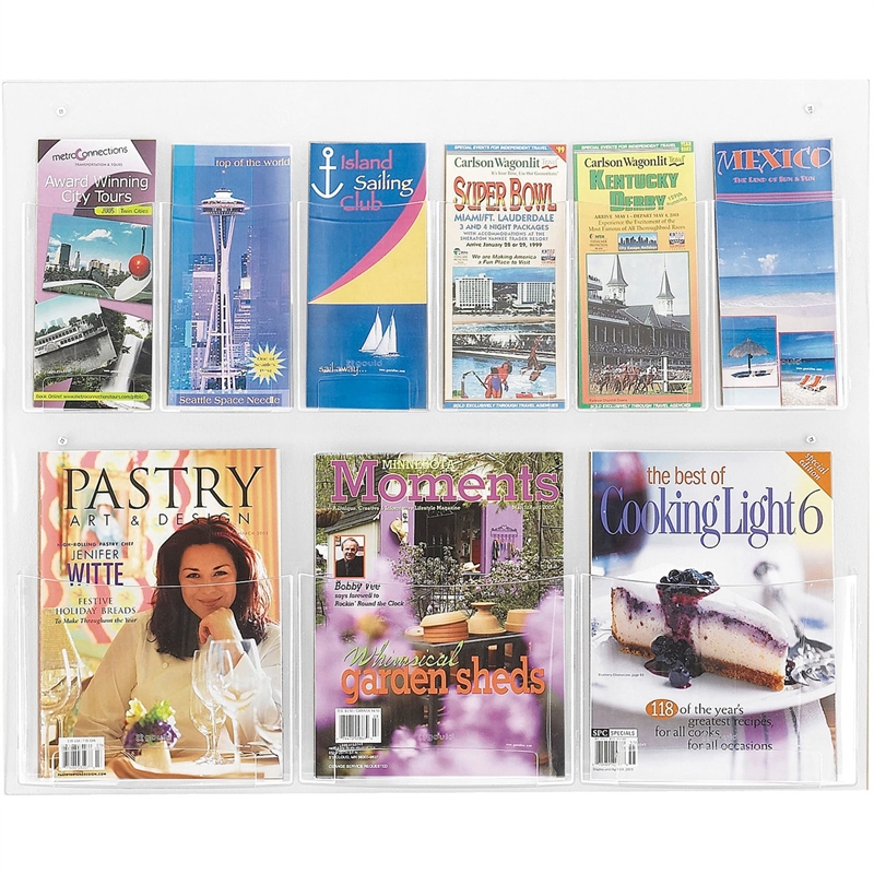Scranton & Co 3 Magazine and 6 Pamphlet Display