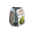 Scranton & Co Acrylic Clear Magazine Display Rectangular Rotating 15