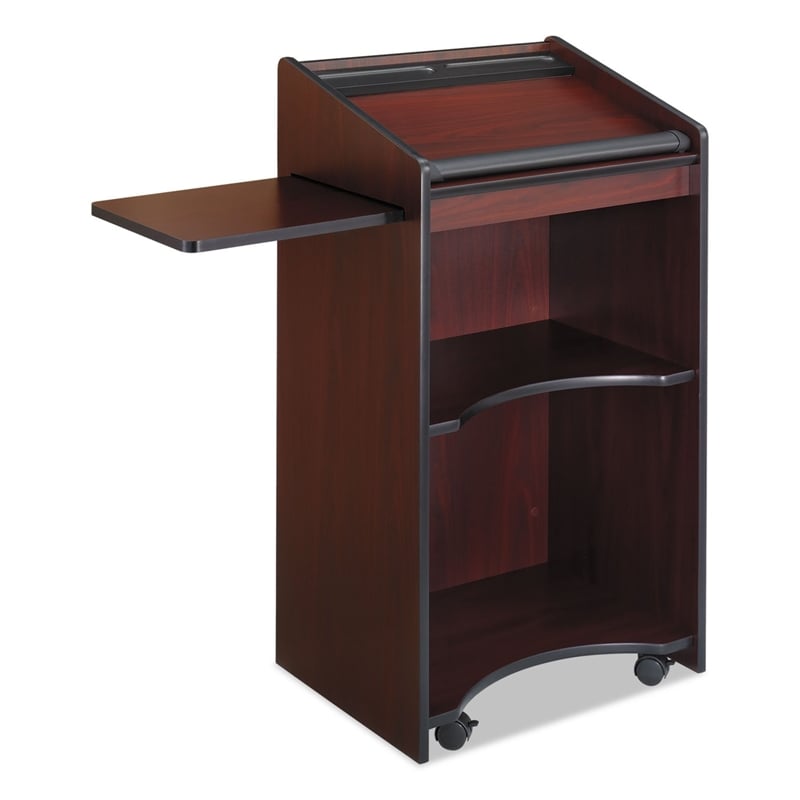 Scranton & Co Mahogany Executive Mobile Podium