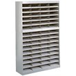 Scranton & Co Grey Mail Organizer - 60 Letter Size Compartments