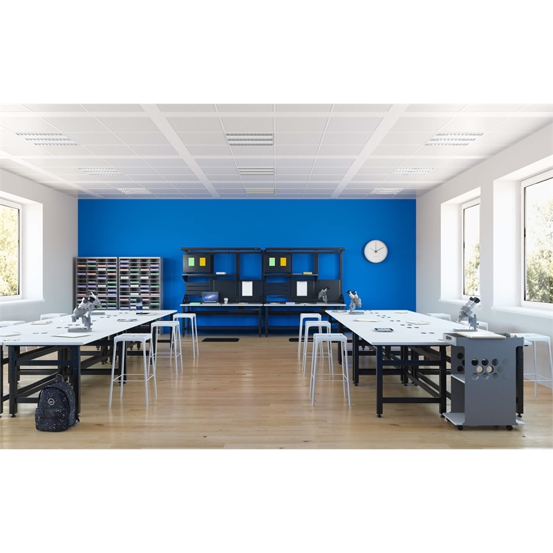 Scranton & Co Grey Mail Organizer - 72 Letter Size Compartments