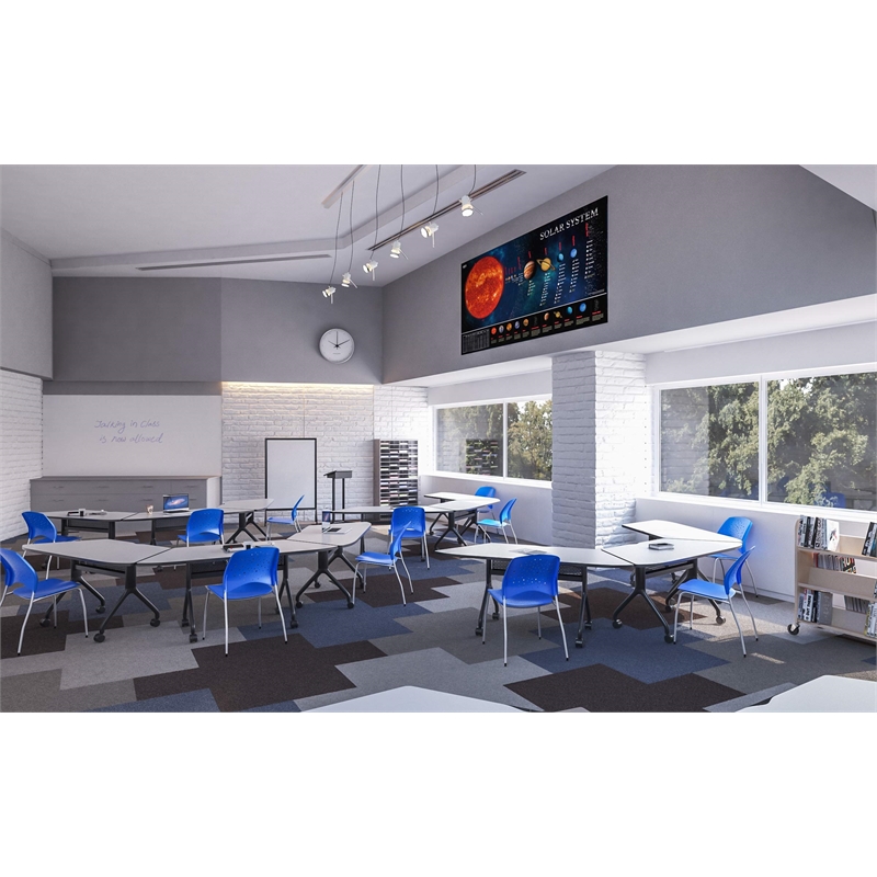 Scranton & Co Grey Mail Organizer - 72 Letter Size Compartments