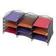 Scranton & Co 12 Compartment Mesh Literature Organizer