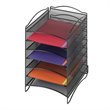 Scranton & Co 6 Compartment Mesh Literature Organizer