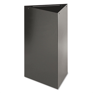 Scranton & Co 30&quotH Base for Trash Can/Recycling Receptacle in Black