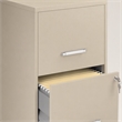 Scranton & Co Metal Beige Filing Cabinet Contemporary 2-Drawer 18