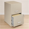 Scranton & Co Metal Beige Filing Cabinet Contemporary 2-Drawer 18